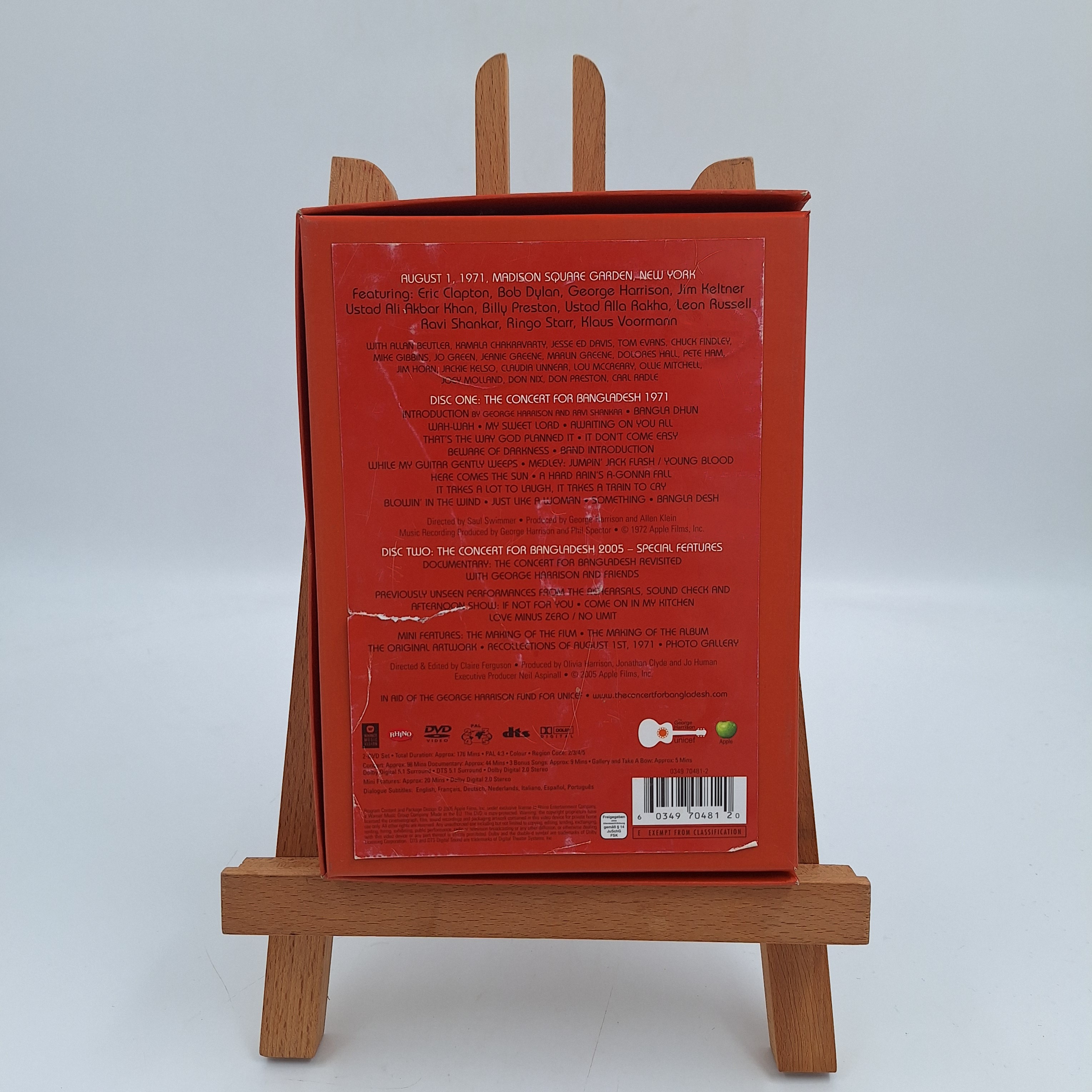 Coffret collector complet et numéroté. « The concert for Bangladesh 1971 » by Georges Harrison and friends. 2005, Apple. Très bon état - Vue 2 - 